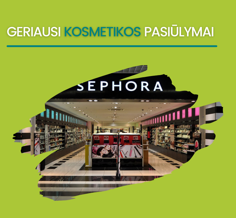 Sephora kosmetikos išpardavimai