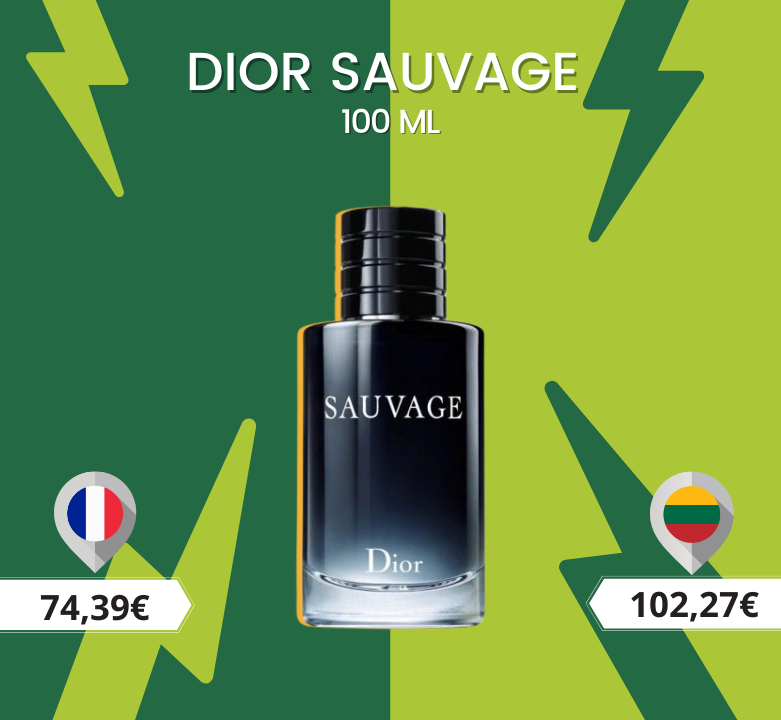 Dior Sauvage kvepalai už top kainą!
