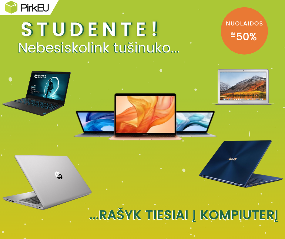 Studente! Nebesiskolink tušinuko...